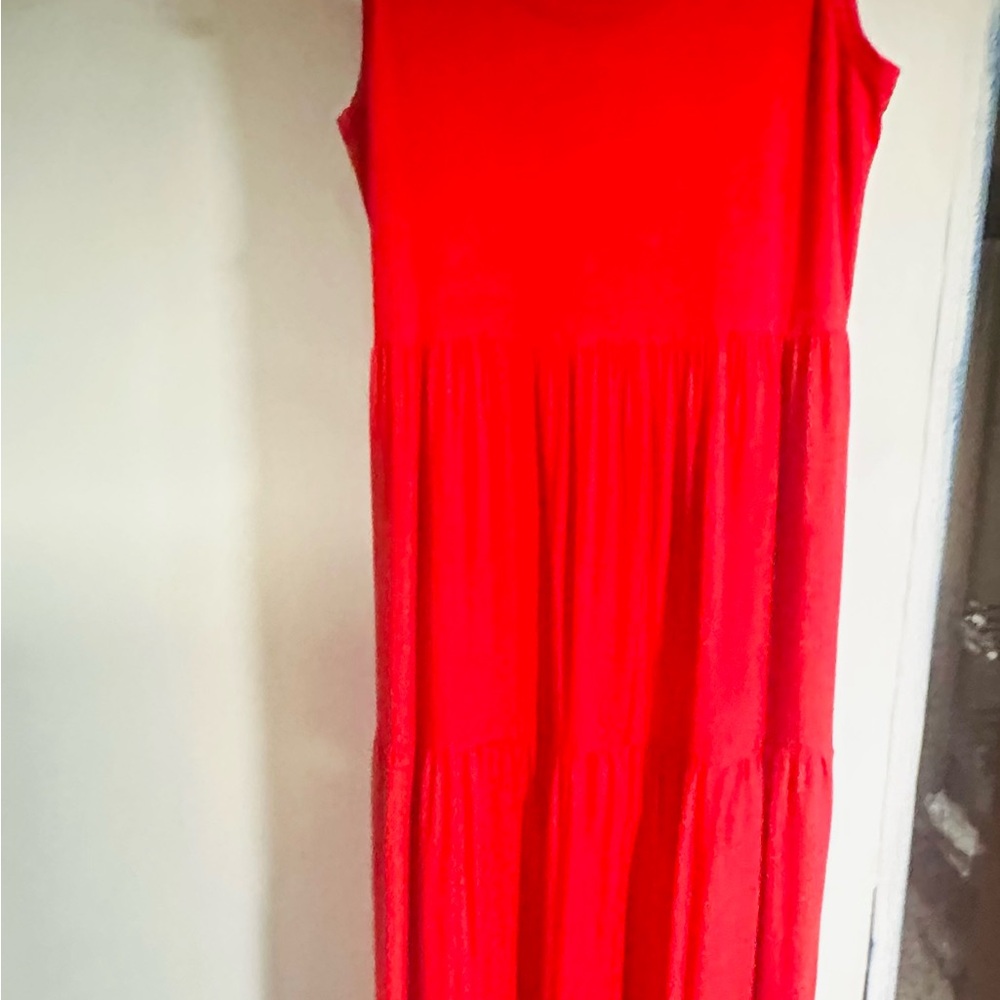 Chelsea & Theodore Vibrant Red Women's Top